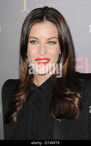 Arrivées à Liv Tyler pour le Hobbit : Un voyage inattendu Premiere, le Ziegfeld Theatre, New York, NY Le 6 décembre 2012. Photo par : Kristin Callahan/Everett Collection Banque D'Images