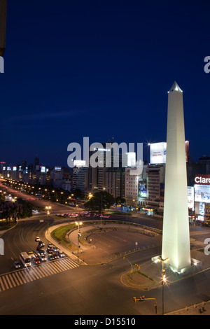 Avenida 9 de Julio , Buenos Aires Banque D'Images