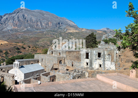 Monastère de Ayios Ioannis Prodromos à Preveli en Grèce Banque D'Images