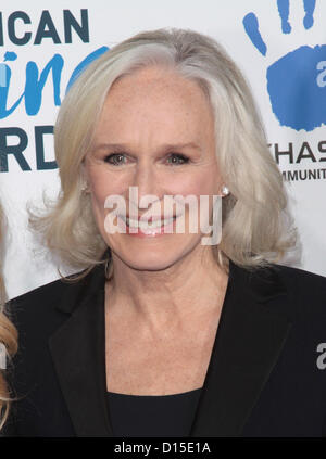 GLENN CLOSE LA DEUXIÈME ÉDITION ANNUELLE DU PRIX DONNER AMÉRICAIN PASADENA CALIFORNIA USA 07 décembre 2012 Banque D'Images