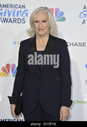 7 décembre 2012 - Los Angeles, Californie, États-Unis - Glenn Close participant à la deuxième édition annuelle du prix américain donnant lieu au Pasadena Civic Auditorium à Pasadena en Californie le 7 décembre 2012. Crédit Image : 2012(© D. Long/Globe Photos/ZUMAPRESS.com) Banque D'Images