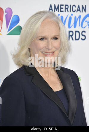 7 décembre 2012 - Los Angeles, Californie, États-Unis - Glenn Close participant à la deuxième édition annuelle du prix américain donnant lieu au Pasadena Civic Auditorium à Pasadena en Californie le 7 décembre 2012. Crédit Image : 2012(© D. Long/Globe Photos/ZUMAPRESS.com) Banque D'Images