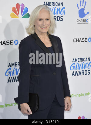 7 décembre 2012 - Los Angeles, Californie, États-Unis - Glenn Close participant à la deuxième édition annuelle du prix américain donnant lieu au Pasadena Civic Auditorium à Pasadena en Californie le 7 décembre 2012. Crédit Image : 2012(© D. Long/Globe Photos/ZUMAPRESS.com) Banque D'Images