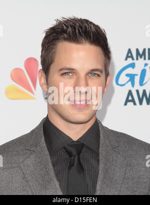 MATT LANTER LA DEUXIÈME ÉDITION ANNUELLE DU PRIX DONNER AMÉRICAIN PASADENA CALIFORNIA USA 07 décembre 2012 Banque D'Images