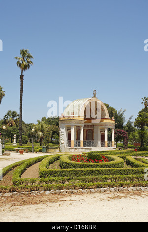 La Villa Giulia (Villa del Popolo) park à Palerme, Italie Banque D'Images