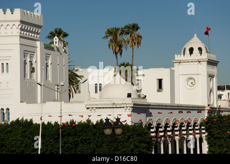 Place de la Kasbah à Tunis, Tunisie Banque D'Images