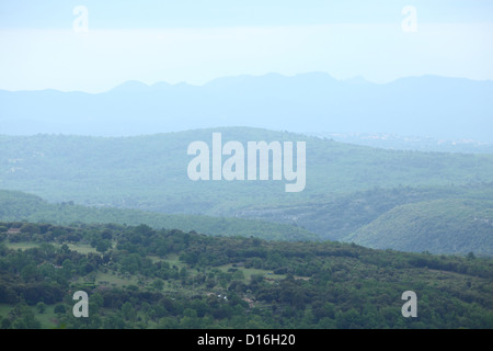 Printemps vert des Alpes Banque D'Images