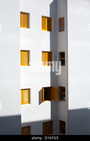 Sanlucar de Barrameda, Espagne, les bâtiments blancs Banque D'Images