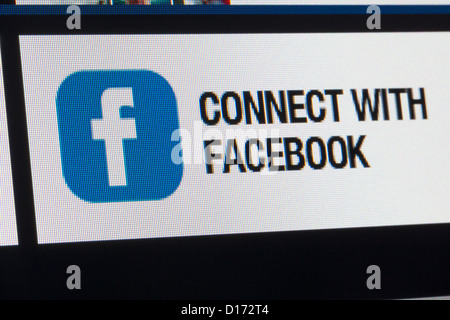 Site web de réseautage social Facebook Banque D'Images
