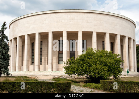 L'Art Mestrovic Pavilion (accueil à la société croate d'arts visuels) à Zagreb, la capitale de la Croatie. Banque D'Images