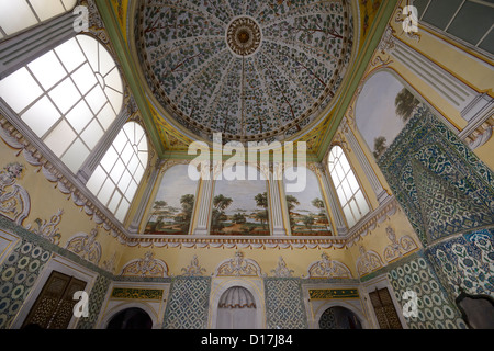 Salle de réception de l'hotel Sultan douairière de la Reine Mère, le palais de Topkapi Istanbul Turquie Banque D'Images