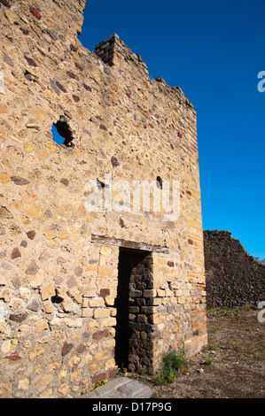 Pompéi la ville romaine enfouie dans la lave près de Naples dans la région Campanie en Italie du sud Europe Banque D'Images