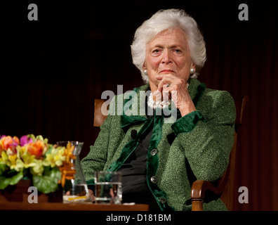 Novembre 16th, 2012 Austin, Texas USA : l'ex-Première Dame Barbara Bush, au cours de "l'héritage de l'America's First Ladies' Banque D'Images