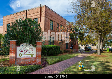 Amelia Island Museum d'histoire dans la prison du comté de Nassau historique, 3e Rue, Fernandina Beach, Amelia Island, Floride, USA Banque D'Images