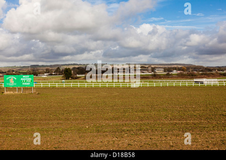 Hippodrome de Folkestone, en raison de près 2012/13, Kent, UK Banque D'Images