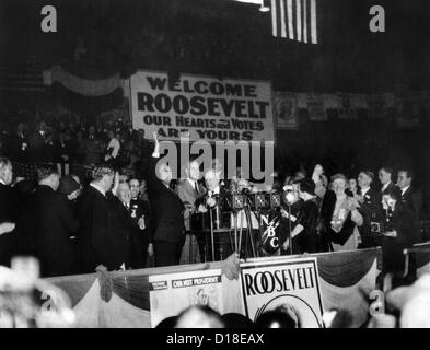 Candidat républicain Hoover dirige le comité d'accueil pour le président et Mme Coolidge. L-R : La Première Dame Grace Coolidge, Calvin Banque D'Images