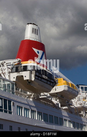 Le bateau de croisière amarré Boudicca MV à La Palma Banque D'Images