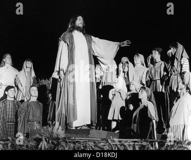 Colline Cumorah Pageant près de Palmyra, New York. Avec une distribution de 500, le pageant mime les événements bibliques ainsi que ceux de Banque D'Images