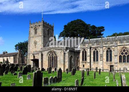 Eglise paroissiale St Romalds Romaldkirk, Village, Upper Teesdale, comté de Durham, Angleterre, Grande-Bretagne, Royaume-Uni Banque D'Images