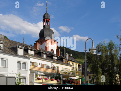 Rheinland-Pfalz, Zell an der Mosel, Altstadt, Landkreis Cochem-Zell, Banque D'Images