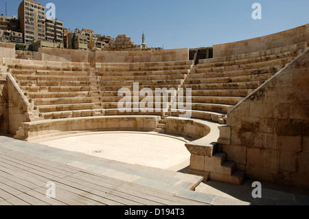 Théâtre romain d'Amman Banque D'Images