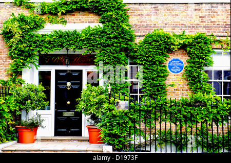 Hogarth House à Richmond (Surrey), où Virginia et Leonard Woolf a fondé la Hogarth Press Banque D'Images