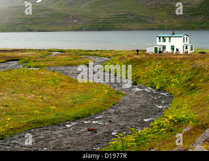 Maison du Docteur HORNSTRANDIR, au nord de l'Islande Banque D'Images