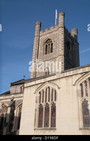 L'église St Mary the Virgin, Hart Street (à côté d'Henley Bridge), Henley on Thames, Oxfordshire, UK. Banque D'Images