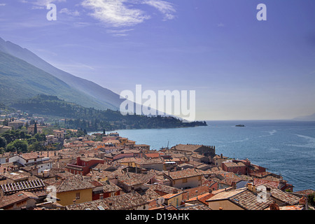 Malcesine Lac de Garde, Italie Banque D'Images