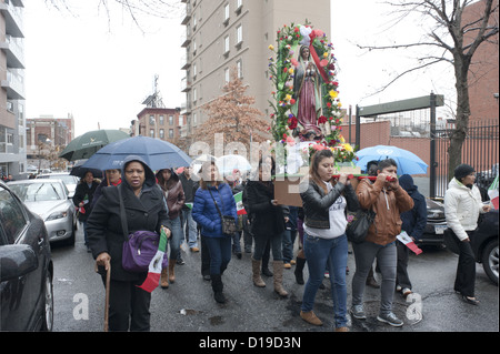 Fête de la Vierge de Guadalupe, patronne du Mexique, 2012. Banque D'Images