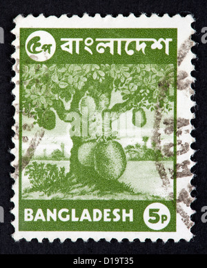 Timbre-poste au Bangladesh Banque D'Images