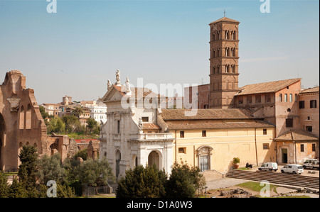 Rome - église de Santa Francesca Romana Banque D'Images