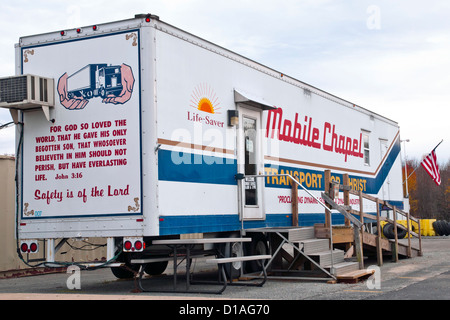 Chapelle Mobile, Centre de service,Virginie, USA Banque D'Images