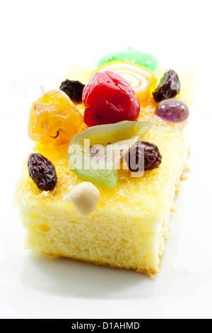 Un gâteau aux fruits Banque D'Images