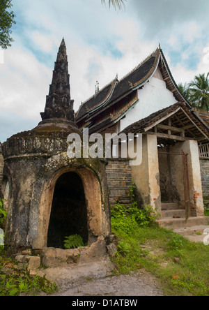 Temple dans la région de Xishuangbanna, Galamba, Province du Yunnan, Chine Banque D'Images