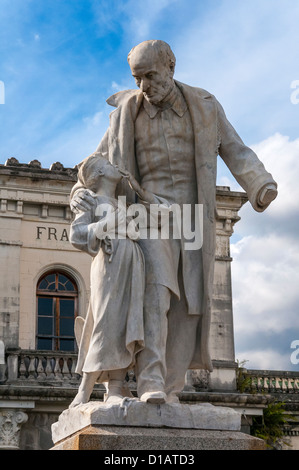 Victor Schoelcher le palais ; Palais de justice ; la Martinique ; Fort de France Caraïbes ; Banque D'Images