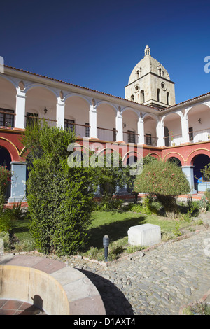 Cour du musée de San Francisco à San Francisco, La Paz, Bolivie Banque D'Images