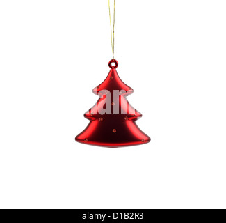 Ornement de Noël sous la forme d'un arbre de Noël Banque D'Images