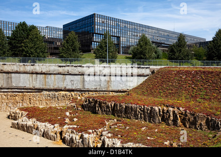 Commission européenne, bâtiment Jean Monnet, quartier européen, Plateau du Kirchberg, Luxembourg-ville, l'Europe Banque D'Images