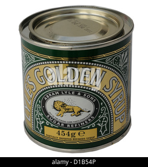 Une boîte de Lyles Golden Syrup Banque D'Images