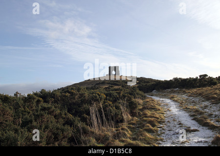 Dunnydeer Hill Fort, près de landes, Ecosse Banque D'Images