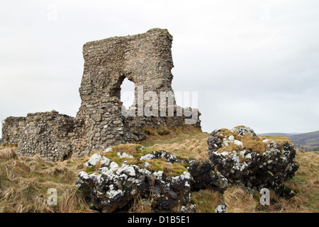 Dunnydeer Hill Fort, près de landes, Ecosse Banque D'Images