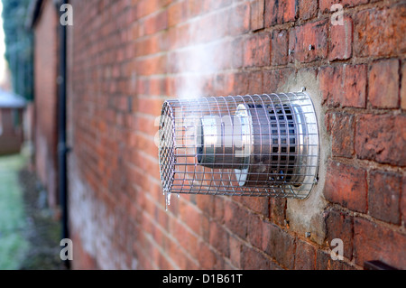 Chaudière à condensation d'aération. Banque D'Images