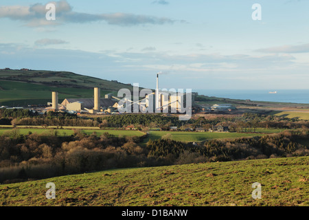 Mine de potasse Boulby situé sur la côte Nord-Est de l'Angleterre et dans le North York Moors National Park Boundary Banque D'Images