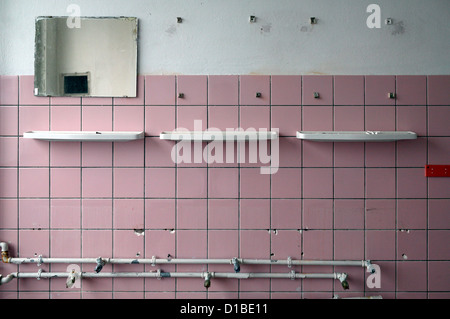 Mme Wald, Allemagne, les toilettes de l'ancienne maison de repos de l'ANV Banque D'Images