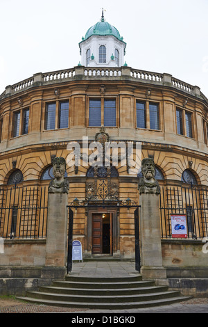 Sheldonian Theatre conçu par Sir Christopher Wren Broad Street Oxford UK Banque D'Images
