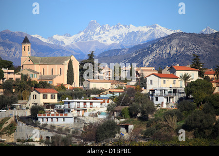 Saint Antoine Ginestière est un district de la ville de Nice city Banque D'Images