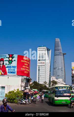 Bitexaco Saigon tour financier Banque D'Images