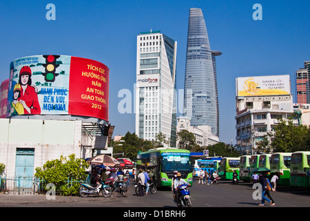 Bitexaco Saigon tour financier Banque D'Images