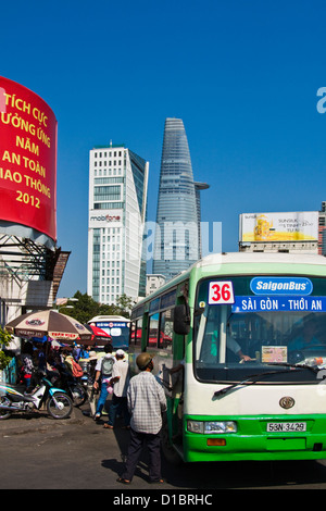 Bitexaco Saigon tour financier Banque D'Images